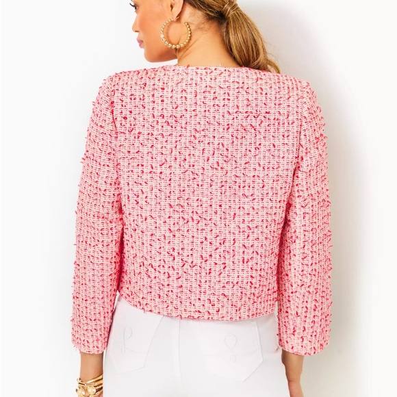 Lilly Pulitzer tweed jacket 00 🎉HP🎉 - Picture 2 of 11